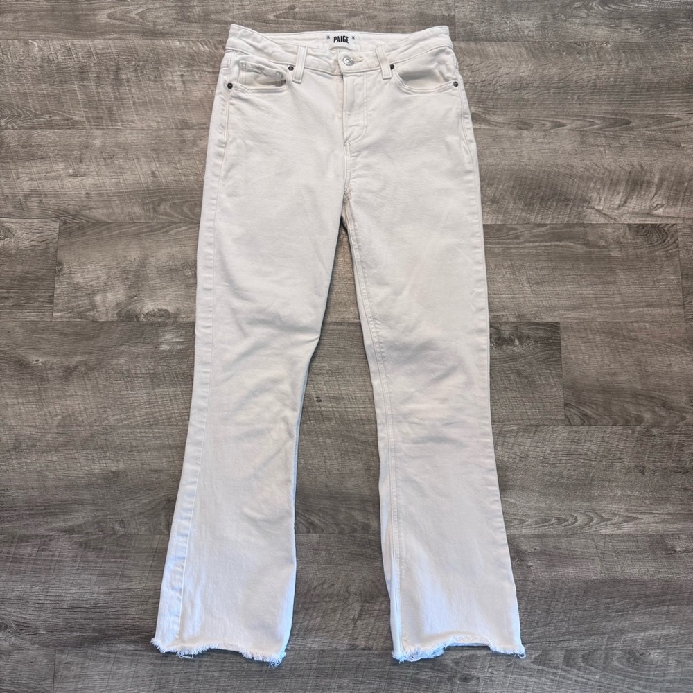 PAIGE White Flare Jeans